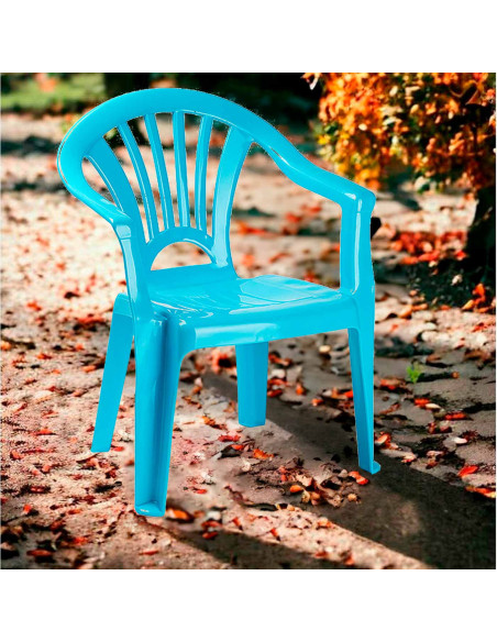 Tradineur - Silla infantil Modelo Tipi - Fabricado en España - Ligera y fácil de transportar - Ideal para jugar, leer y dibujar