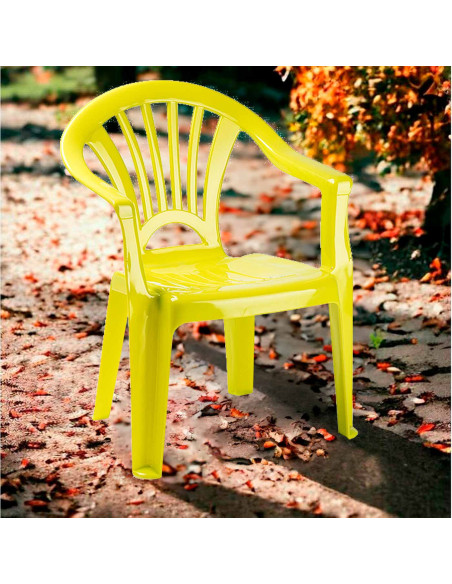 Tradineur - Silla infantil Modelo Tipi - Fabricado en España - Ligera y fácil de transportar - Ideal para jugar, leer y dibujar