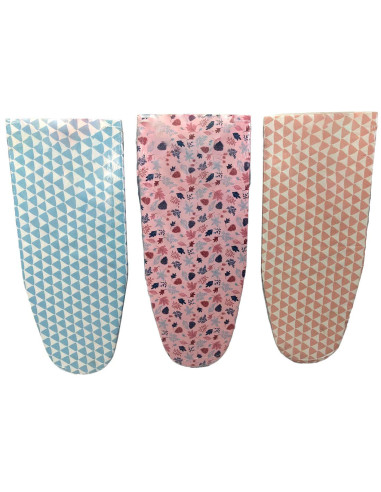 Tradineur - Tabla de Planchar Pequeña - Fabricada en Madera - Soporte para plancha y patas metálicas antideslizantes - 30 x 75 c