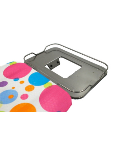 Tradineur - Tabla de Planchar Plegable - Fabricada en Madera - Soporte para plancha y patas metálicas antideslizantes - 42 x 120