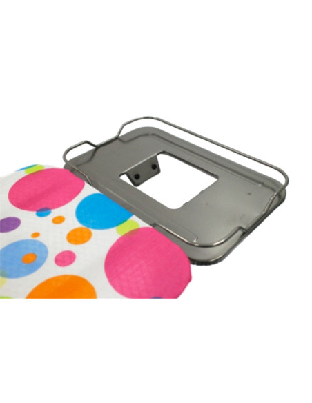 Tradineur - Tabla de Planchar Plegable - Fabricada en Madera - Soporte para plancha y patas metálicas antideslizantes - 42 x 120