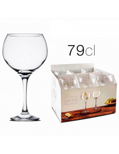 Tradineur - Set de 6 copas de cristal, modelo Ambassador, servir cubatas, cócteles, champán, elegantes, aptas para lavavajillas 2