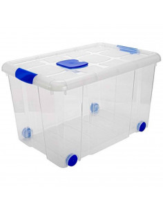 Tradineur - Caja de Almacenamiento - Fabricado en plástico - Contenedor para almacenar juguetes, Libros, ropa, mantas - N.º 4 -