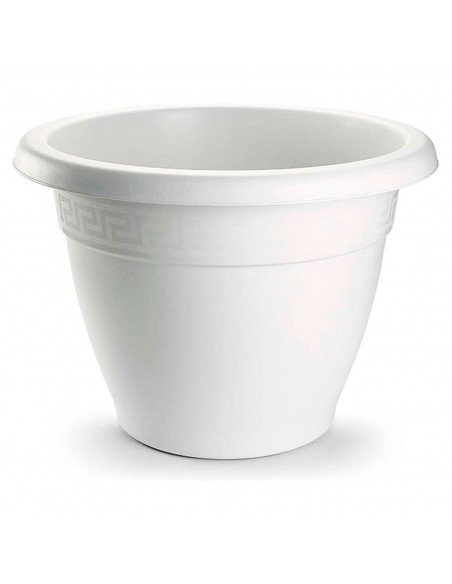 Tradineur - Maceta Redonda "Terracota" - Fabricado en Plástico - Macetero apto para Exterior e Interior del hogar - Ø 25 cm - Co