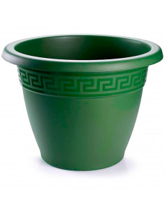 Tradineur - Maceta Redonda "Terracota" - Fabricado en Plástico - Macetero apto para Exterior e Interior del hogar - Ø 40 cm - Co