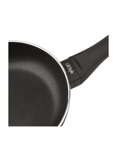 Tradineur - Sartén de aluminio 30 cm, inducción rápida Luxe, sartén clásica antiadherente, apta para todo tipo de cocinas, gas,