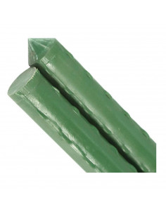 La Bolata - Pack 12 varillas, tutores de acero plastificado para plantas, soporte de  plantas, cañas jardín, estacas de planta, 2