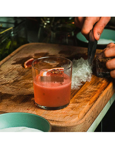 Set de 12 vasos de cristal 35,5 cl, modelo Bodega, pack de 12 vasos para pinta de cerveza 8,3 x 8,8 cm, diseño clásico, resisten