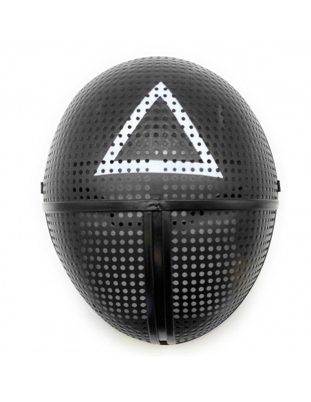 Máscara del soldado calamar, careta de disfraz de personaje, carnaval, halloween, cosplay, 25 x 20,5 cm, adultos, talla única, t