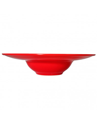 Plato redondo de cerámica para pasta Risotto, plato hondo, servir espaguetis, macarrones, ensalada, vajilla práctica y elegante,