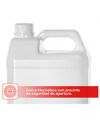 Garrafa de plástico translúcido apto para uso alimentario, bidón, tangue, jarra, ideal para almacenar y transportar agua, bebida