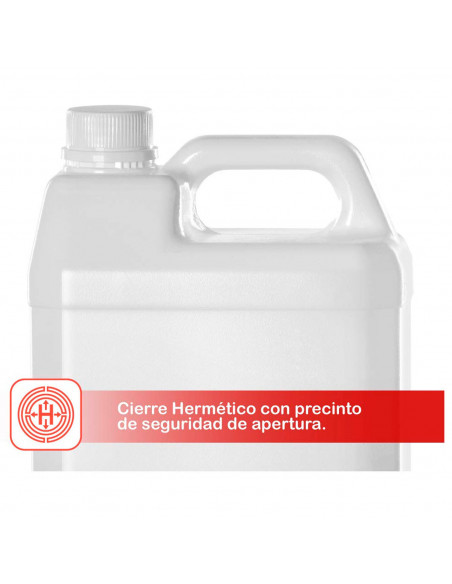Garrafa de plástico translúcido apto para uso alimentario, bidón, tangue, jarra, ideal para almacenar y transportar agua, bebida