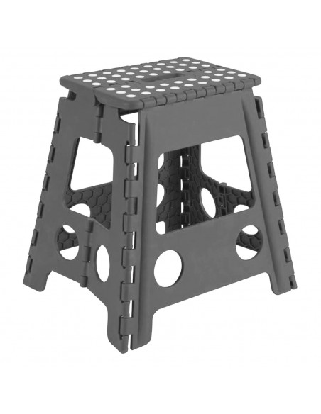 Tradineur - Taburete de plástico infantil plegable, banqueta, asiento de pvc multiusos para niños, escuela, guardería, hogar, 39