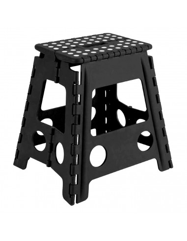 Tradineur - Taburete de plástico infantil plegable, banqueta, asiento de pvc multiusos para niños, escuela, guardería, hogar, 39