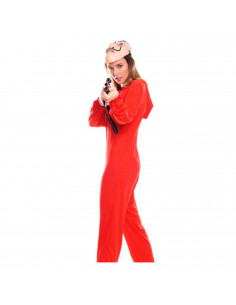 Disfraz de atracador con capucha, fibra sintética, incluye mono, accesorios no incluidos, carnaval, halloween, cosplay, fiesta, 2