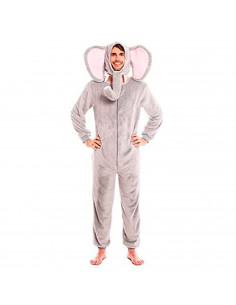 Disfraz de elefante para adultos y jovenes para carnavales, halloween, talla M, color gris