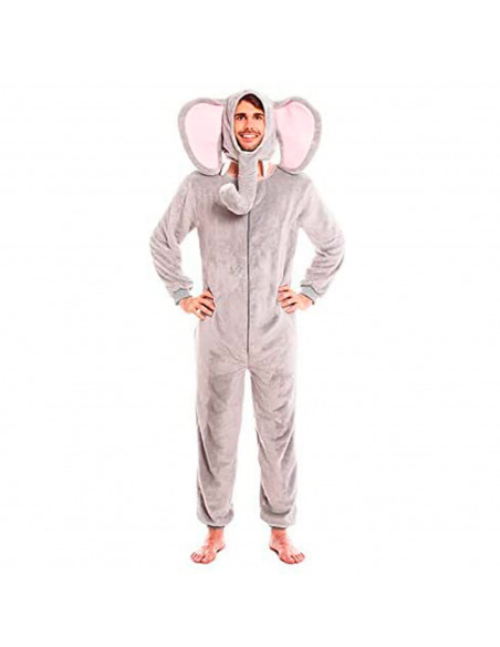 Disfraz de elefante para adultos y jovenes para carnavales, halloween, talla M, color gris