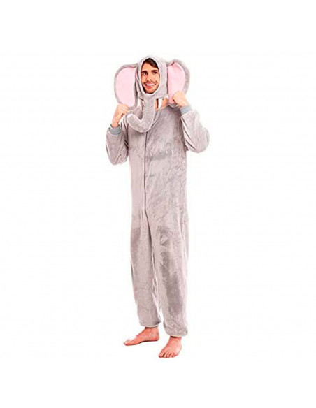 Disfraz de elefante para adultos y jovenes para carnavales, halloween, talla M, color gris