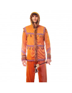 Disfraz esquimal con pelaje tanto para jóvenes como para adulto para carnaval, halloween y celebraciones, talla S