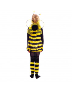Disfraz de abeja color amarillo y negro para niños de 5 a 6 años para las fiestas carnavales, halloween, fiestas, celebraciones. 2