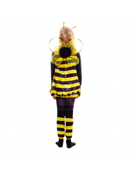 Disfraz de abeja color amarillo y negro para niños de 5 a 6 años para las fiestas carnavales, halloween, fiestas, celebraciones.