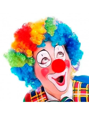 Peluca multicolor de payaso para jóvenes y adultos, complemetos de disfraces para carnaval, halloween u otras celebraciones. 29