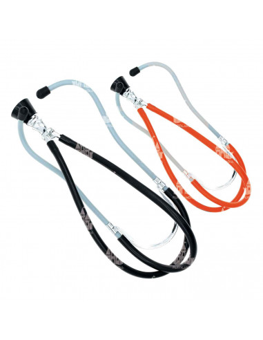 Estetoscopio de plástico color surtido para jóvenes y adulto, complementos para carnaval, halloween y celebraciones. 26 x 10 x 3