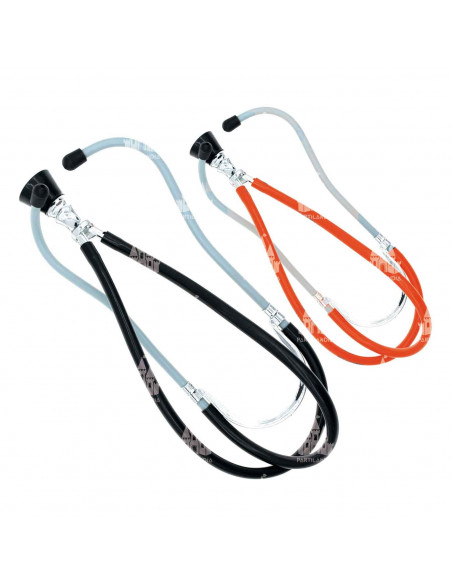 Estetoscopio de plástico color surtido para jóvenes y adulto, complementos para carnaval, halloween y celebraciones. 26 x 10 x 3