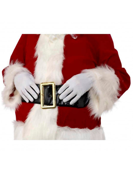 Guantes cortos para disfraz, 100% poliéster, accesorio de carnaval, halloween, cosplay, fiestas, cumpleaños (Blanco, adulto, tal