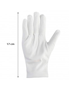 Tradineur - Guantes cortos de niños para disfraz, 100% poliéster, accesorio de carnaval, halloween, cosplay, fiestas, cumpleaños 2