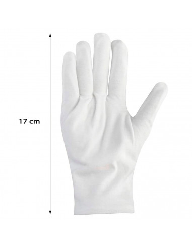 Tradineur - Guantes cortos de niños para disfraz, 100% poliéster, accesorio de carnaval, halloween, cosplay, fiestas, cumpleaños