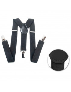 Tirantes de color negro para jóvenes y adulto, complementos para carnaval, halloween y celebraciones. 35,5 x 12 x 1 cm 2