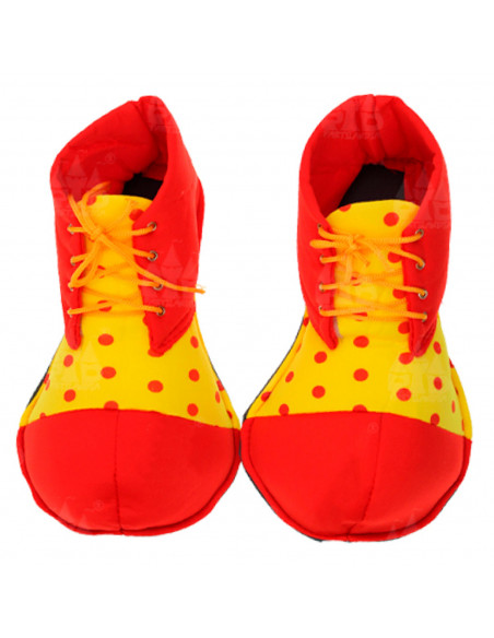 Zapatos de payaso con lunares, accesorios para disfraz, carnaval, halloween, cosplay, circo, fiestas, cumpleaños, adulto, talla