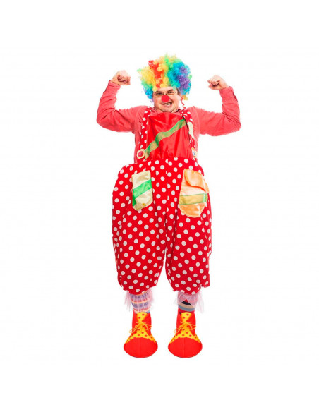 Zapatos de payaso con lunares, accesorios para disfraz, carnaval, halloween, cosplay, circo, fiestas, cumpleaños, adulto, talla