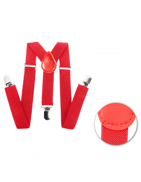 Tirantes poliéster, complemento para disfraz de payaso, mimo, trajes, carnaval, halloween, cosplay, fiesta, talla única, adulto,