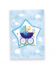 Postales color surtido para bebes en su dia de cumpleaños, primera comunion, dia de los niños u otras celebraciones. 20 x 14 x 0