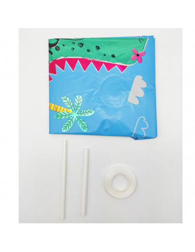 Set de 5 globos infantiles de helio decorados, látex, feliz cumpleaños, dinosaurios, estrellas, verde, niños, fiestas, celebraci