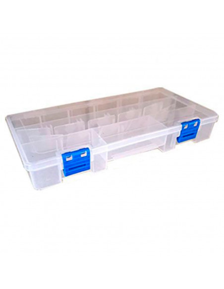 Caja organizadora multiusos nº 22 con separadores, plástico, 15 compartimentos, almacenaje de tornillos, tuercas, accesorios pes