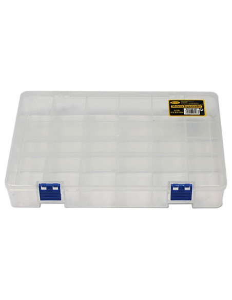 Caja organizadora multiusos nº 24 con separadores, 24 compartimentos, plástico, almacenaje de tornillos, tuercas, accesorios pes