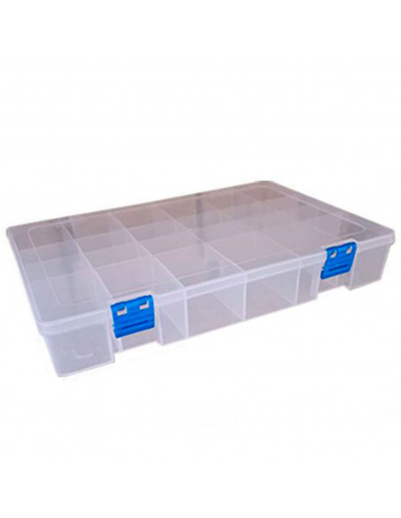 Caja organizadora multiusos nº 24 con separadores, 24 compartimentos, plástico, almacenaje de tornillos, tuercas, accesorios pes