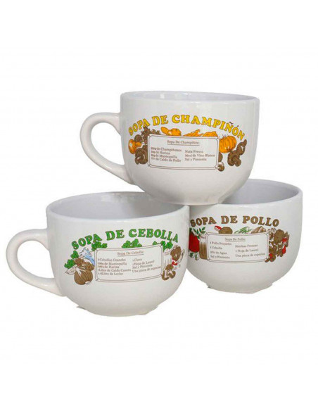 Taza jumbo de cerámica surtido , tazón desayuno, café, infusiones, diseño clásico, resistente y duradera, apta para lavavajillas
