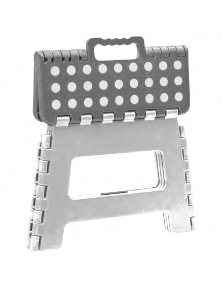 Tradineur - Taburete de pvc infantil plegable, banqueta, asiento multiusos de plástico resistente, niños, escuela, guardería, ho